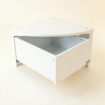 Rowan Branch Under-Desk Drawer Unit - White (synthetic illustration; no displayed measurements)