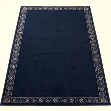 Alder Crest Rectangular Area Rug - Navy (synthetic illustration; no displayed measurements)