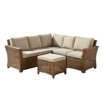 Tessa 5 Piece Rattan Seating Group With Cushions