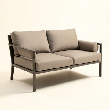 Ronning Patio Sofa With Cushions (synthetic illustration; no displayed measurements)