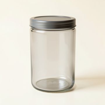 Olive Canyon Storage Canister With Lid - Gray (synthetic illustration; no displayed measurements)