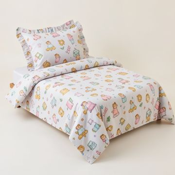 Ruched Diamond Five-Piece Nursery Decor Set (synthetic illustration; no displayed measurements)