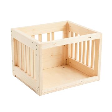 Heath Brook Empty Furniture-Style Pet Crate - Ivory