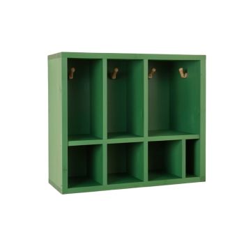 Fern Edge Wall-Mounted Entryway Organizer Shelf - Green (synthetic illustration; no displayed measurements)