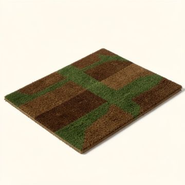 Argyle Topiary Non-Slip Outdoor Door Mat (synthetic illustration; no displayed measurements)