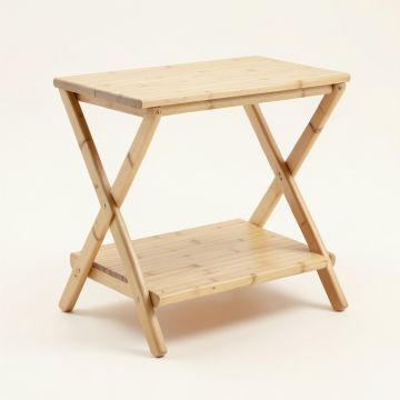 Cove Field Side Table - Beige (synthetic illustration; no displayed measurements)