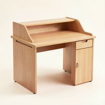Oya 31.5 '' W Writing Desk With Hutch (synthetic illustration; no displayed measurements)