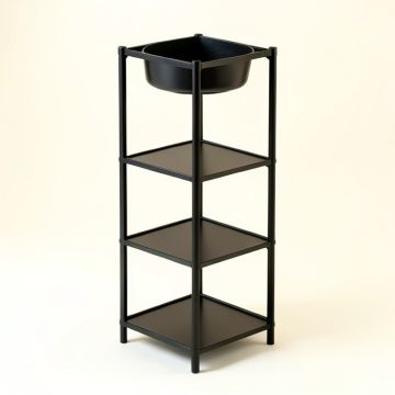 4 Tier Plant Stand Garden Planter Metal Flower Pot Rack Corner Shelving Indoor Outdoor (synthetic illustration; no displayed measurements)