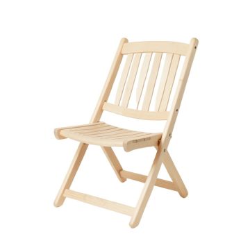 Linden Crossing Folding Outdoor Chair - Ivory