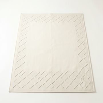 Slate Bluff Rectangular Outdoor Rug - Ivory (synthetic illustration; no displayed measurements)