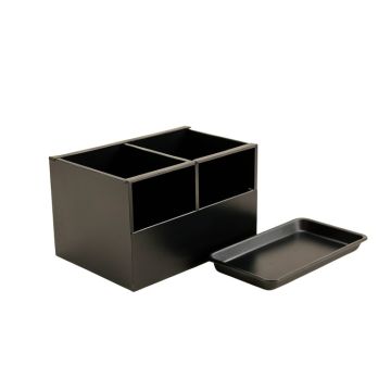 Maple Bluff Empty Coffee-Station Organizer - Black