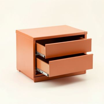Lake Dale Small-Parts Storage Drawer Cabinet - Terracotta (synthetic illustration; no displayed measurements)