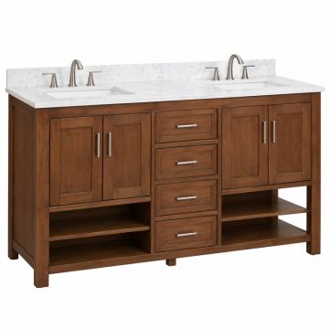 Chestnut 60 '' Double Bathroom Vanity Set