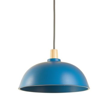 Aspen Canyon Pendant Light Suspended From One Plain Cable - Blue