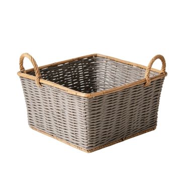 Hazel Bluff Empty Storage Basket - Gray