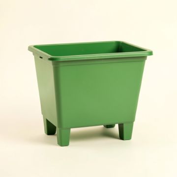 Clay Branch Empty Raised Planter - Green (synthetic illustration; no displayed measurements)