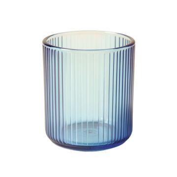 Vale Arc Empty Candle Holder - Blue