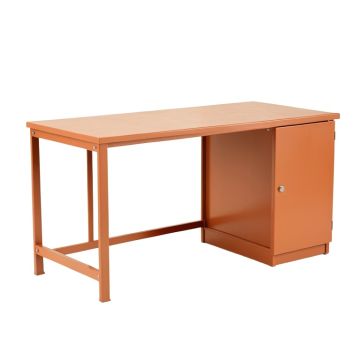 Elm Bluff Empty Workshop Workbench - Terracotta