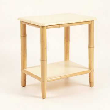 Oak Crossing Side Table - Cream (synthetic illustration; no displayed measurements)