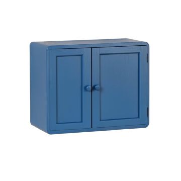 Oak Bridge Wall-Mounted Entry Cabinet - Blue