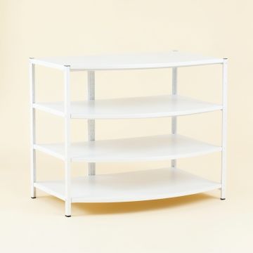 Stone Arc Desktop Shelving Unit (synthetic illustration; no displayed measurements)