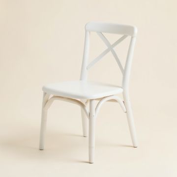 Dune Bend Dining Chair - White (synthetic illustration; no displayed measurements)