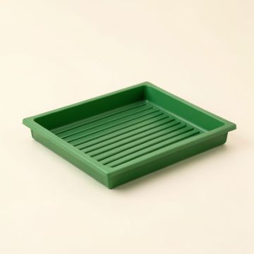 Bay Edge Empty Under-Desk Cable Tray - Green (synthetic illustration; no displayed measurements)