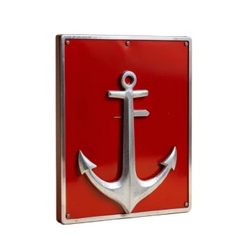 Merrydale Lake Life With Anchor Beautiful Solid Steel Home Decor Metal Art Wall Sign