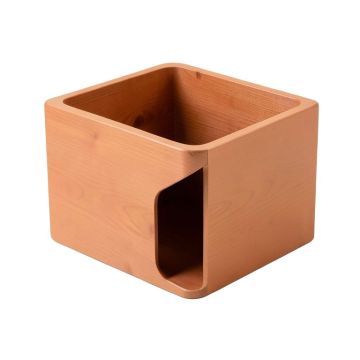 Oak Bridge Empty Furniture-Style Litter Enclosure - Terracotta