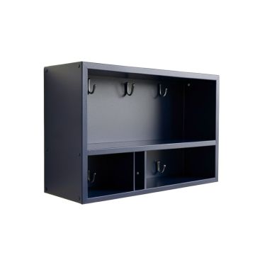 Moss Canyon Wall-Mounted Entryway Organizer Shelf - Navy