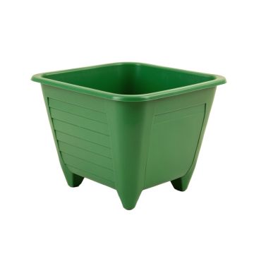 Ridge Bend Empty Raised Planter - Green
