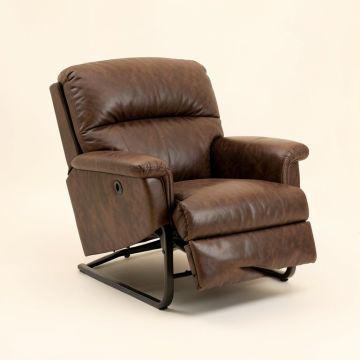 Cherene 40 '' Wide Faux Leather Manual Rocker Standard Recliner (synthetic illustration; no displayed measurements)
