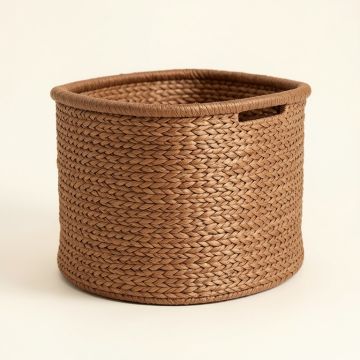 Decorative Woven Laundry Hamper (synthetic illustration; no displayed measurements)