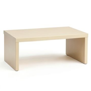 Maple Crest Desktop Monitor Riser - Beige (synthetic illustration; no displayed measurements)