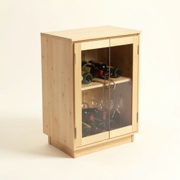 Oyama Bar Cabinet (synthetic illustration; no displayed measurements)