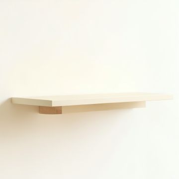 Hazel Branch Wall-Mounted Shelf - Ivory (synthetic illustration; no displayed measurements)