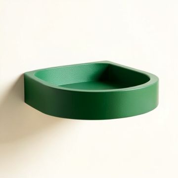 Reed Dale Wall-Mounted Cat Perch - Green (synthetic illustration; no displayed measurements)