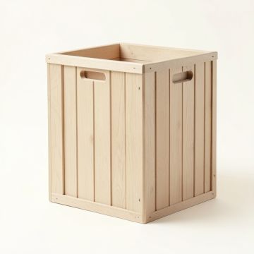 Aspen Brook Closed Outdoor Storage Box - Beige (synthetic illustration; no displayed measurements)