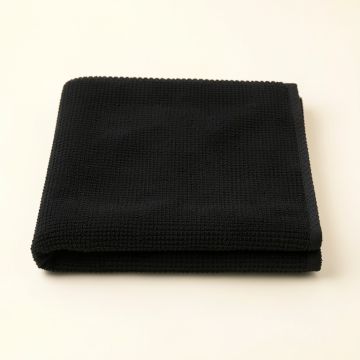 Meadow Falls Bath Towel - Black (synthetic illustration; no displayed measurements)