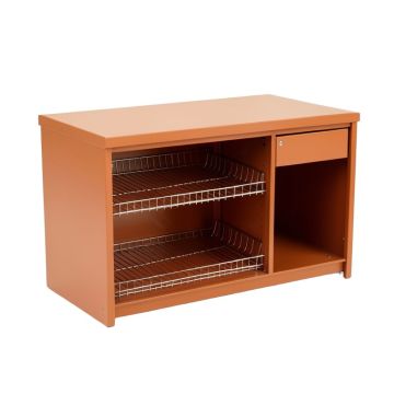 Juniper Bend Empty Countertop Canister Rack - Terracotta
