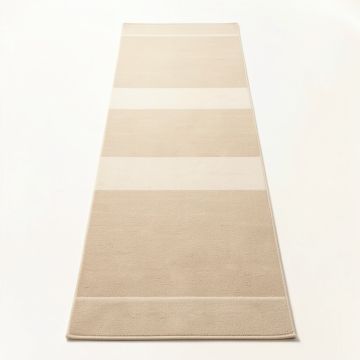 Moss Arc Narrow Runner Rug - Beige (synthetic illustration; no displayed measurements)