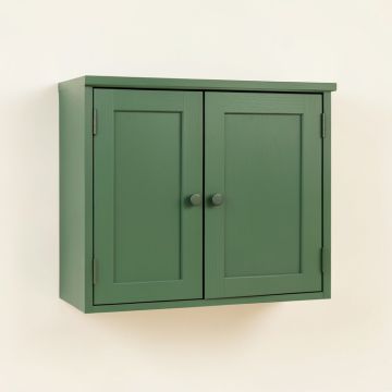 Holly Brook Wall-Mounted Entry Cabinet - Green (synthetic illustration; no displayed measurements)