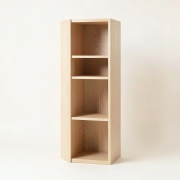 Hazel Crossing Narrow Cubby Tower - Beige (synthetic illustration; no displayed measurements)