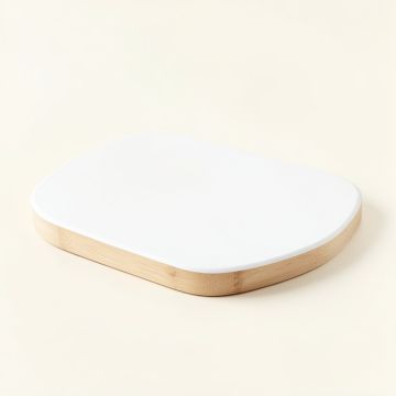 Vale Bend Cutting Board - White (synthetic illustration; no displayed measurements)