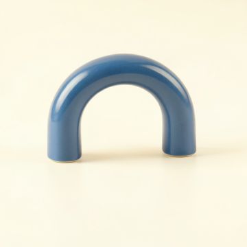 Laurel Bridge Cabinet Handle Without Packaging - Blue (synthetic illustration; no displayed measurements)
