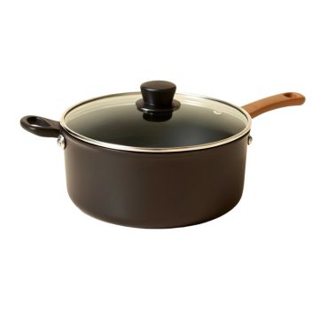 Ozeri Stone Earth All-In-One Apeo & Pfoa-Free 5.3 Qt Non-Stick Sauce Pan With Lid