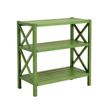 Brook Bridge Empty Seed-Starting Shelving Unit Without Lights - Green