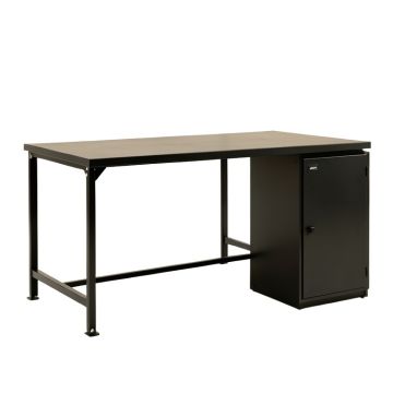 Reed Canyon Empty Workshop Workbench - Black