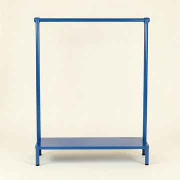 Fern Bend Empty Garment Rack - Blue (synthetic illustration; no displayed measurements)