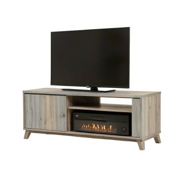 Dake Tv Stand For Tvs Up To 78 '' With Electric Fireplace Included